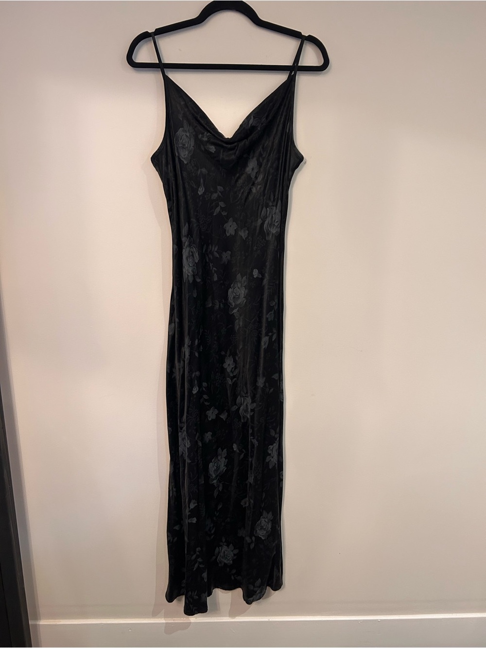 Scarlett Black Floral Slip Maxi Dress